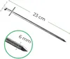 15 Stück Heringe Erdnagel Ø 6  mm Stahl Verzinkt Bodenanker Produktbild-Vorschau 3