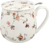 DUO FLORAL Fassbecher 430 ml SAFA mit Teesieb, New Bone Produktbild-Vorschau 2