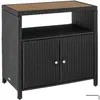 Gartenschrank Monscia höhenverstellbare Füße, 90 x 55,5 x Produktbild-Vorschau 1