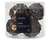 Christbaumschmuck Zapfen 7cm Glas 6 Stück - Schwarze Produktbild-Vorschau 2