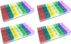 4er Set Pillenbox 7 Tage farbig Pillendose Medikamentenbox Produktbild-Vorschau 1