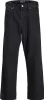 A pair of black jeans shown from the front against a white background. Produktbild-Vorschau