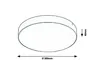 Rabalux Noir Plafonnier LED Tartu rond 300mm 24W IP44 CCT Voir les images du produit 8