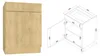 Küche L Form 200x260 cm - Eiche Cremona und Beige Matt - Produktbild-Vorschau 12
