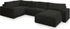 Masseno Ecksofa VELAMI L-S mit Schlaffunktion U-Form, Sofa Produktbild-Vorschau 2