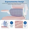 Close-up of an ergonomic office chair with highlighted features. Voir les images du produit