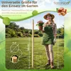 Floranica 2 x Zaunpfosten aus Haselnuss Höhe 150 cm Produktbild-Vorschau 2