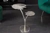 Dekorativer Beistelltisch GINKGO LEAFS 56cm silber handmade Produktbild-Vorschau 3