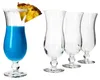 4x Blue Hawaii koktejlové sklenice 350ml dlouhé nápojové Náhled obrázku produktu 1