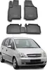 2003-2010 Opel Meriva tappetini TPE nero 4 pz Anteprima dell’immagine prodotto 1