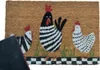 HOME ELEMENTS Rohož z kokosových vláken Slepičky, 40x60 cm Náhled obrázku produktu 2