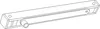 Canale di scorrimento T-Stop per TS 3000 V e TS 5000 bianco Anteprima dell’immagine prodotto 4