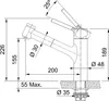 Franke Taros Neo Edelstahl  115.0596.386 Hochdruckarmatur Produktbild-Vorschau 6