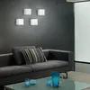 Dado Applique Ou Plafonnier Carré En Métal Blanc Mat Avec Voir les images du produit 2