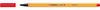 A red pen cap is shown to the left of a yellow pen with a black tip. Produktbild-Vorschau