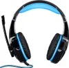 A gaming headset with black and blue accents is shown against a white background. Produktbild-Vorschau