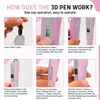 Fleau Kids 3D Pen Starter Pack Pink XXL - 150m di filamento Anteprima dell’immagine prodotto 5