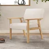 Silla de comedor HOMCOM, sillón tapizado, estructura de Vista previa de la imagen del producto 2