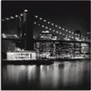 ARTland Leinwandbild NYC Brooklyn Bridge bei Nacht Größe: Produktbild-Vorschau 1
