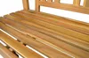Close-up view of the wooden slats of a garden bench. Produktbild-Vorschau