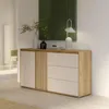 Madia Neutra Rovere e Cashmere con 3 Cassetti e Anta Anteprima dell’immagine prodotto 9