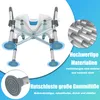 XMTECH Duschstuhl, Badehocker mit Hygieneausschnitt, Produktbild-Vorschau 7