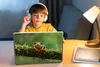 MuchoWow® Laptop Aufkleber Sticker Cover Rotäugiger Produktbild-Vorschau 3