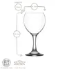 6x 210ml Misket Weißweingläser - Klein Spülmaschinenfest Produktbild-Vorschau 3
