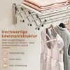 COSTWAY Nástěnný sušák na prádlo, výsuvný sušák na prádlo z Náhled obrázku produktu 7