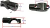 Morsetto specchietto JMP nero M10x1,25 22mm Anteprima dell’immagine prodotto 2