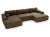 GrainGold Ecksofa U-Form Savana - Ecksofa mit Produktbild-Vorschau 5