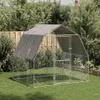 vidaXL Pollaio con tetto 2,5x2x2,25 m Acciaio zincato Anteprima dell’immagine prodotto 2