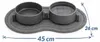 Futternapf - Matte Unterlage - 45x26cm - Wasserdicht - Produktbild-Vorschau 2