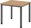 bümö Schreibtisch Serie-H - Nachbildung: Asteiche, Größe:  Produktbild-Vorschau 1