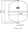 Reflex Membran-Druckausdehnungsgefäß 4 bar, Reflex N, weiß Produktbild-Vorschau 2