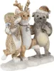 Clayre & Eef Figur Tiere 13x5x12 cm Grau Beige Kunststoff Produktbild-Vorschau 2