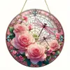 GKA XL Sonnenfänger 4 rosa Rosen mit Libelle 20 cm Buntglas Produktbild-Vorschau 5