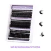 270Pcs Wimpern Extensions, DIY Cluster Lashes, Natürlich Produktbild-Vorschau 2