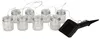 Guirlande lumineuse solaire de fête avec 8 bocaux LED blanc Voir les images du produit 3