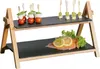 KESPER Etagere 2stöckig Platten Schiefer 45x6x31cm Produktbild-Vorschau 2