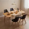BEALIFE Set da 4 sedie da pranzo con gambe in legno | Anteprima dell’immagine prodotto 9