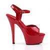 KISS-209 Damen Sandale von Pleaser, Rot  , EU 41, US 11 Produktbild-Vorschau 5