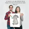 Mr. & Mrs. Panda Bild Elefant Biene DIN A2 - Weiß - Produktbild-Vorschau 4