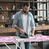 Bügelbrett höhenverstellbar glatte Kante gut belastbar Produktbild-Vorschau 4