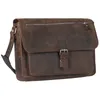 LEONHARD HEYDEN Pelle borsa a tracolla laptop bag con Anteprima dell’immagine prodotto 9