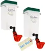 2er Set Beckentränke 1000 ml Geflügeltränke Küken Nager Produktbild-Vorschau 1