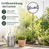 Gartenstab Schild - Heimat - Schriftzug Spruch Pflanzstab Produktbild-Vorschau 4