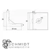 SCHMIDT systemprofile 10x Drehwinkel Nut 8 Aluminium Winkel Produktbild-Vorschau 6
