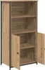 vidaXL Highboard Artisan-Eiche 62 x 36 x 121,5 cm Produktbild-Vorschau 5