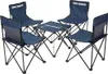 KIRKJUBØUR® 5er-Set Campingstühle mit Tisch – klappbare Produktbild-Vorschau 1